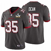 Nike Men & Women & Youth Buccaneers 35 Jamel Dean Gray 2021 Super Bowl LV Vapor Untouchable Limited Jersey,baseball caps,new era cap wholesale,wholesale hats